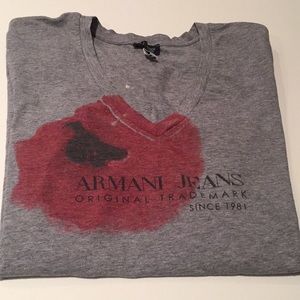 Armani V-Neck Tee Shirt